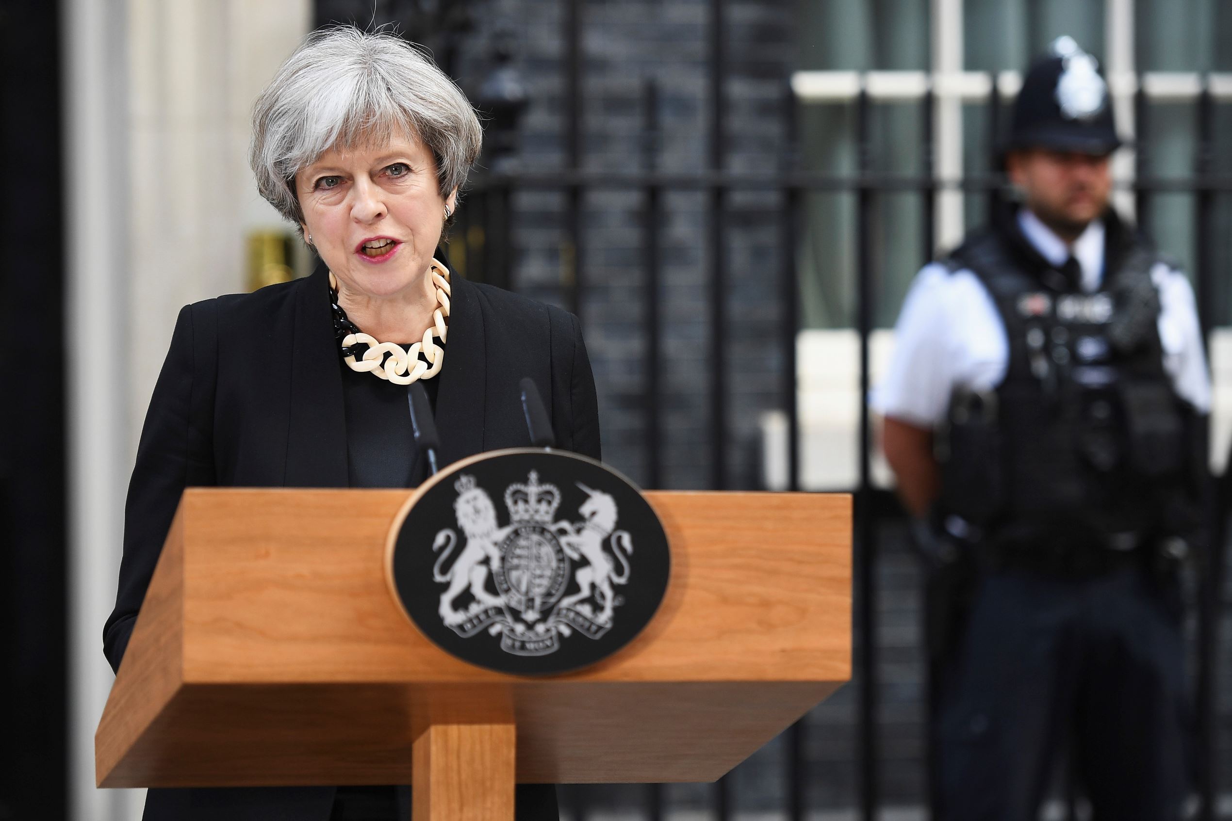 Corbyn trade political barbs wake