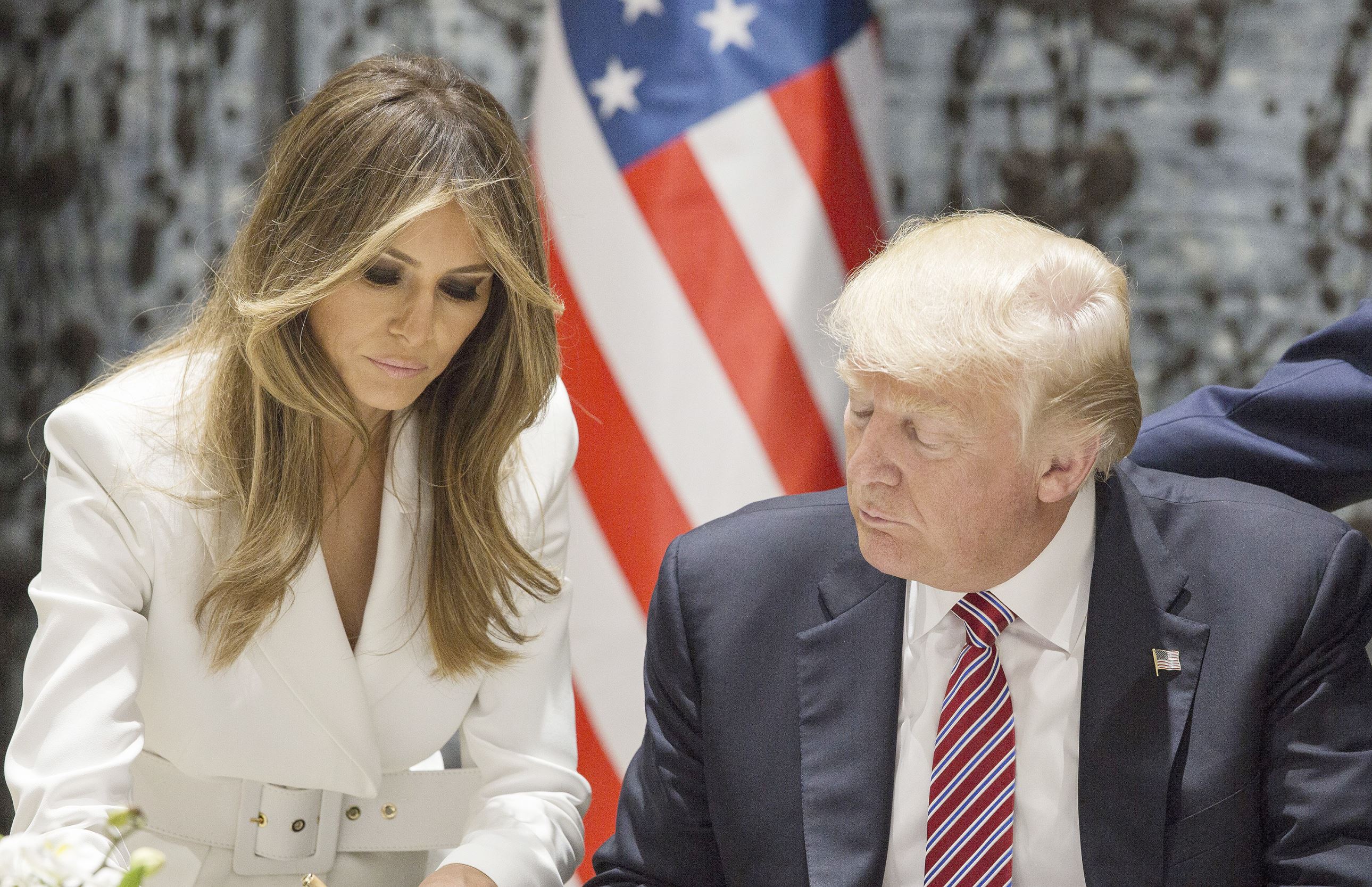 Melania won't hold Donald Trump's