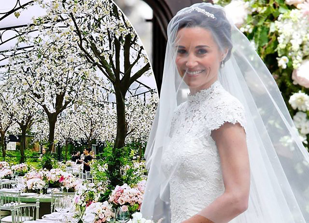 Pippa's stunning 'cherry blossom fairytale'