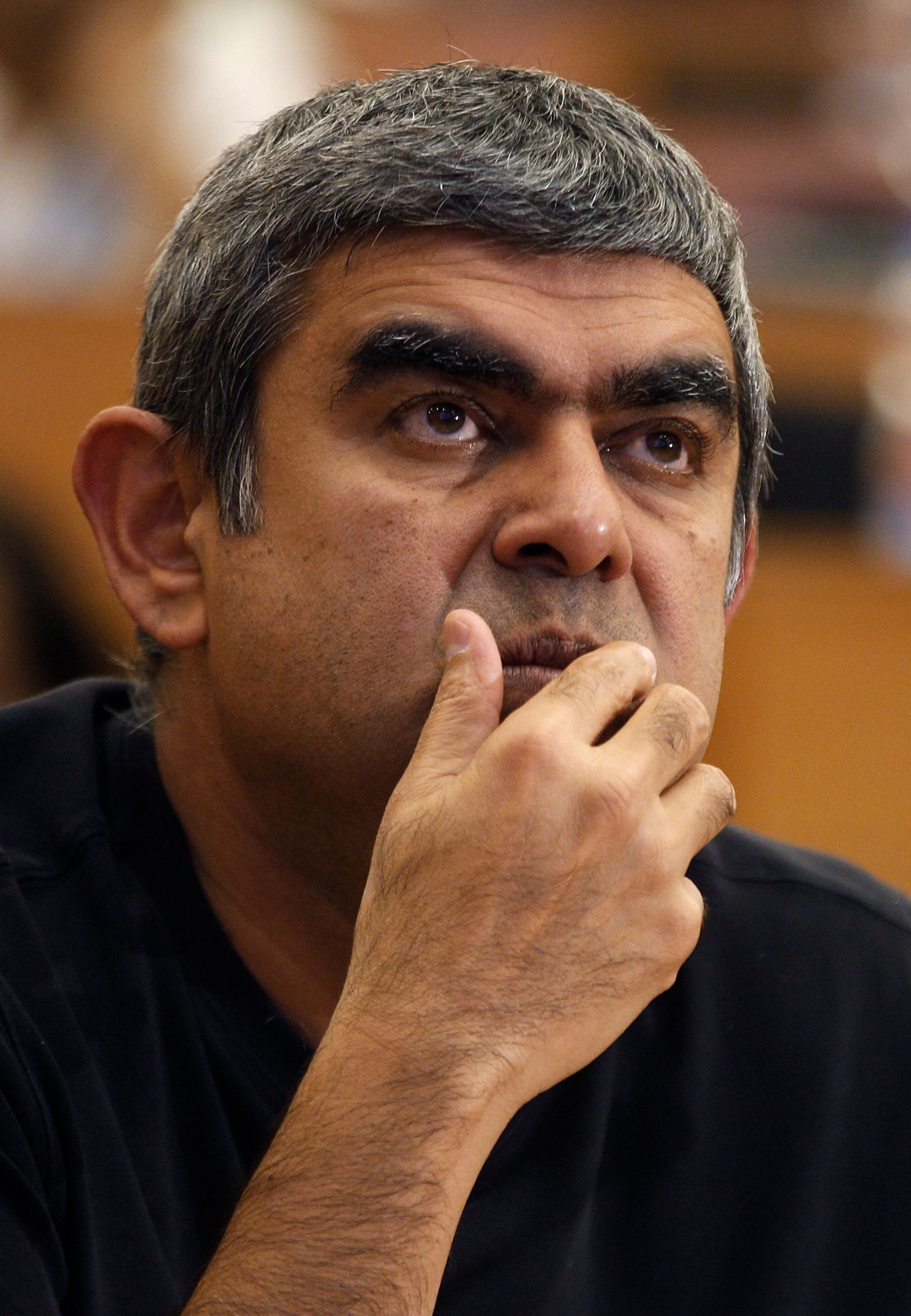 Infosys Vishal Sikka's salary falls