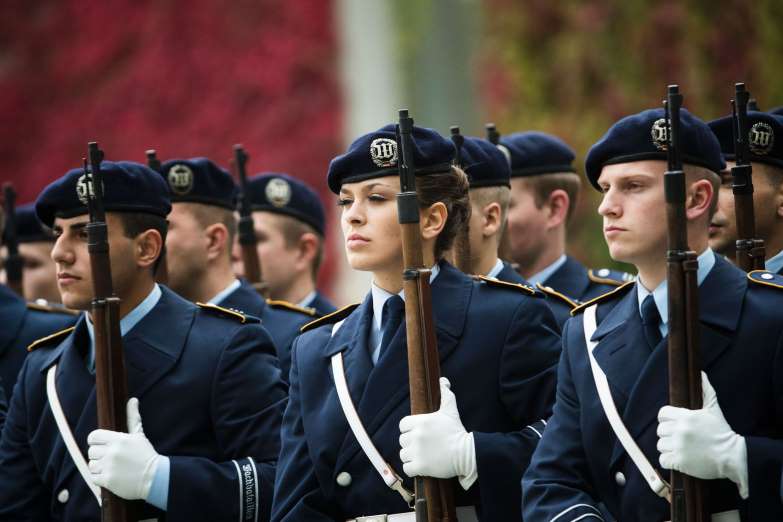 Women soldiers combat