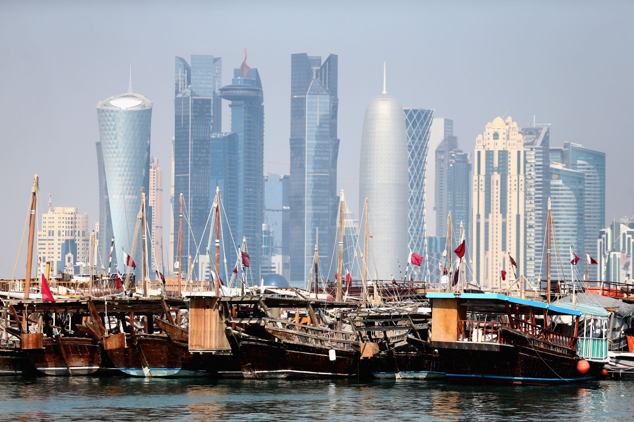 Qatari stocks slump four Arab