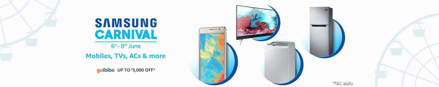 Samsung Carnival: Deals Mobiles, TVs,