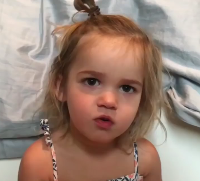 Little girl shares strong opinion on airport security