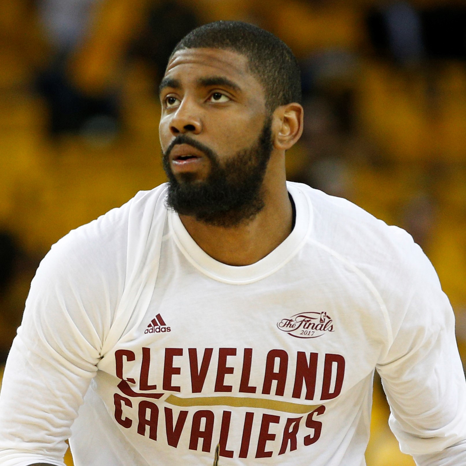 Kyrie Irving dances across court