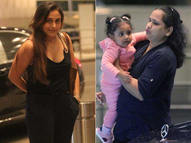 Rani & Adira spotted airport