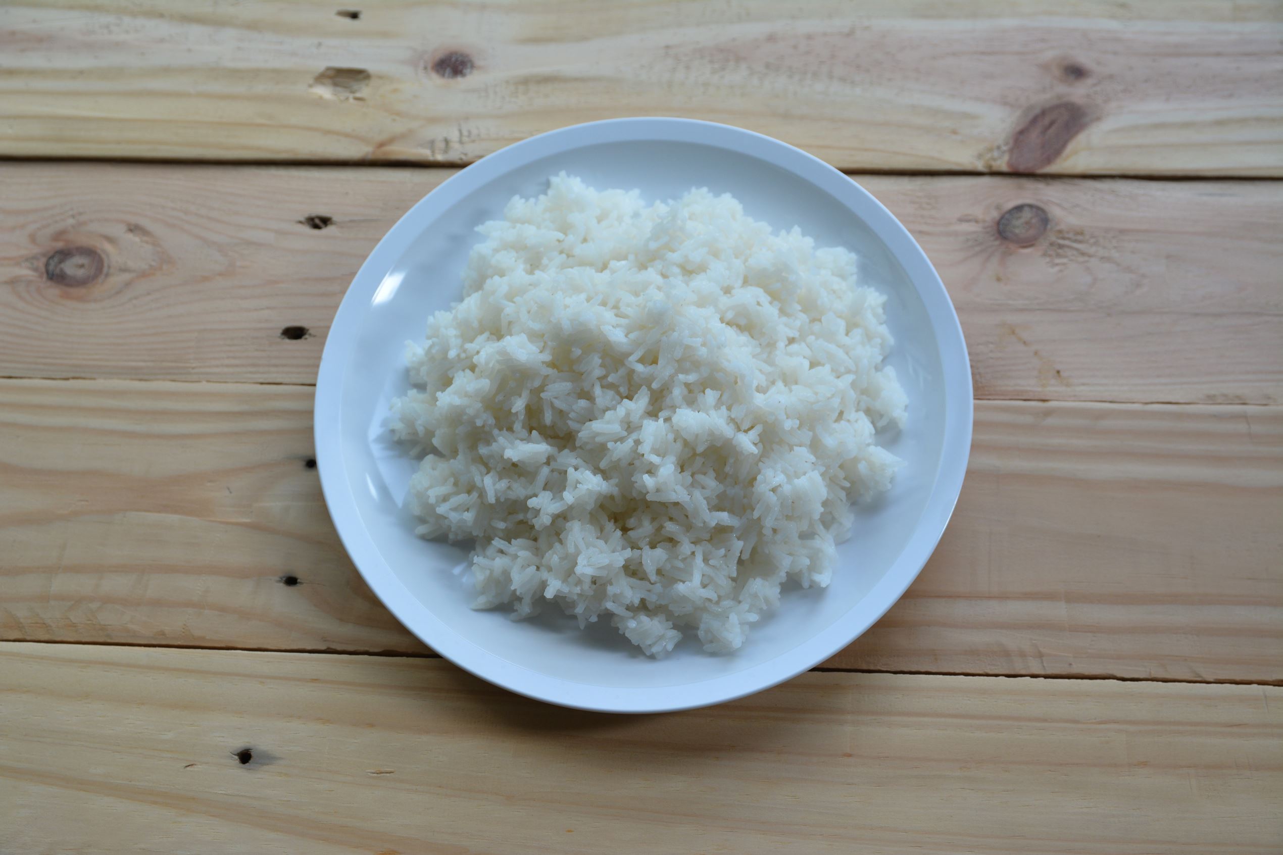 Here's identify plastic rice
