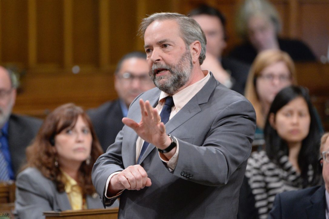 Mulcair raises flags over sniper