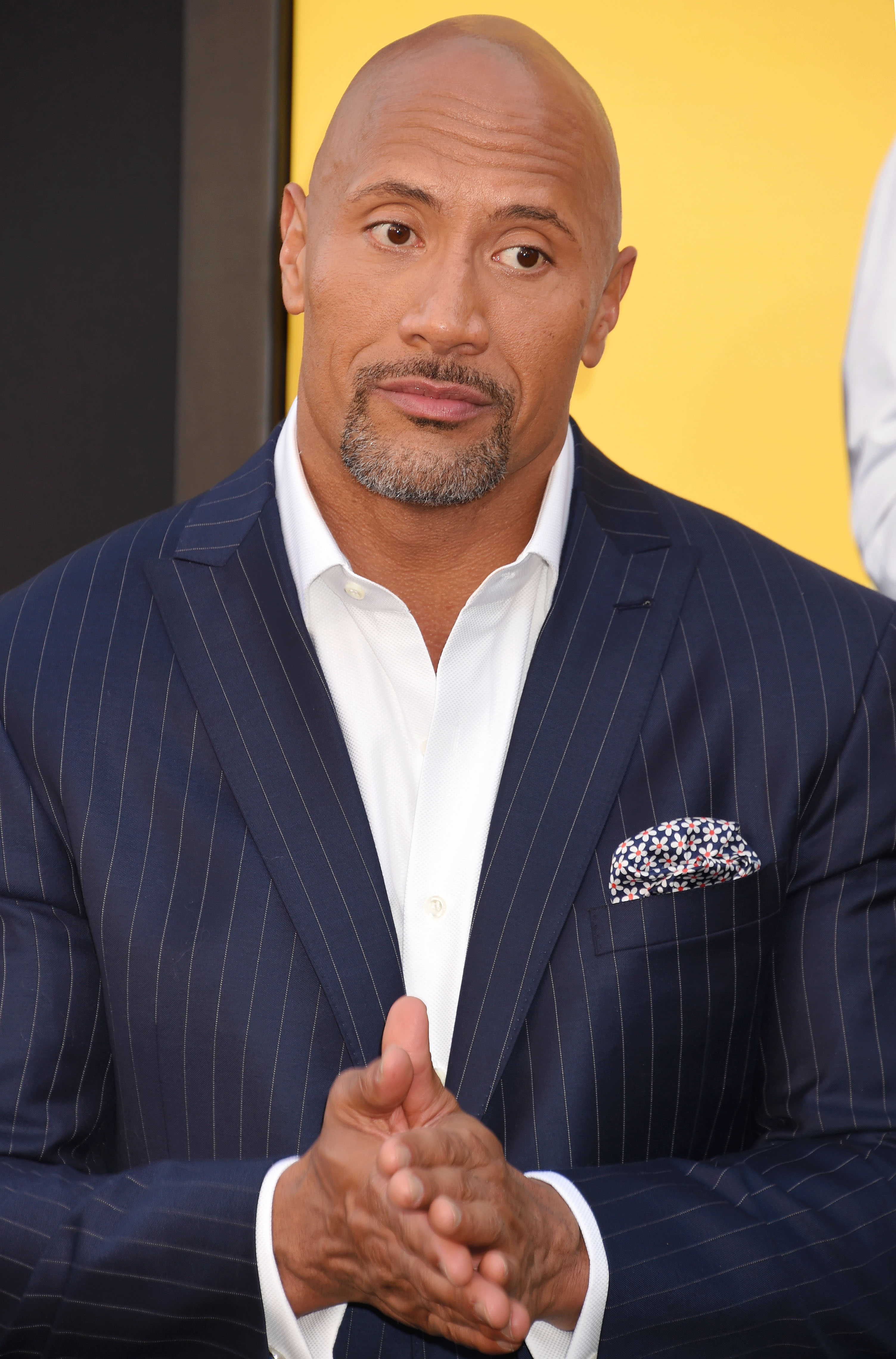 Dwayne Johnson sheds tears Fourth