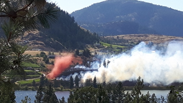 Wildfire Kaleden, B.C., forcing dozens