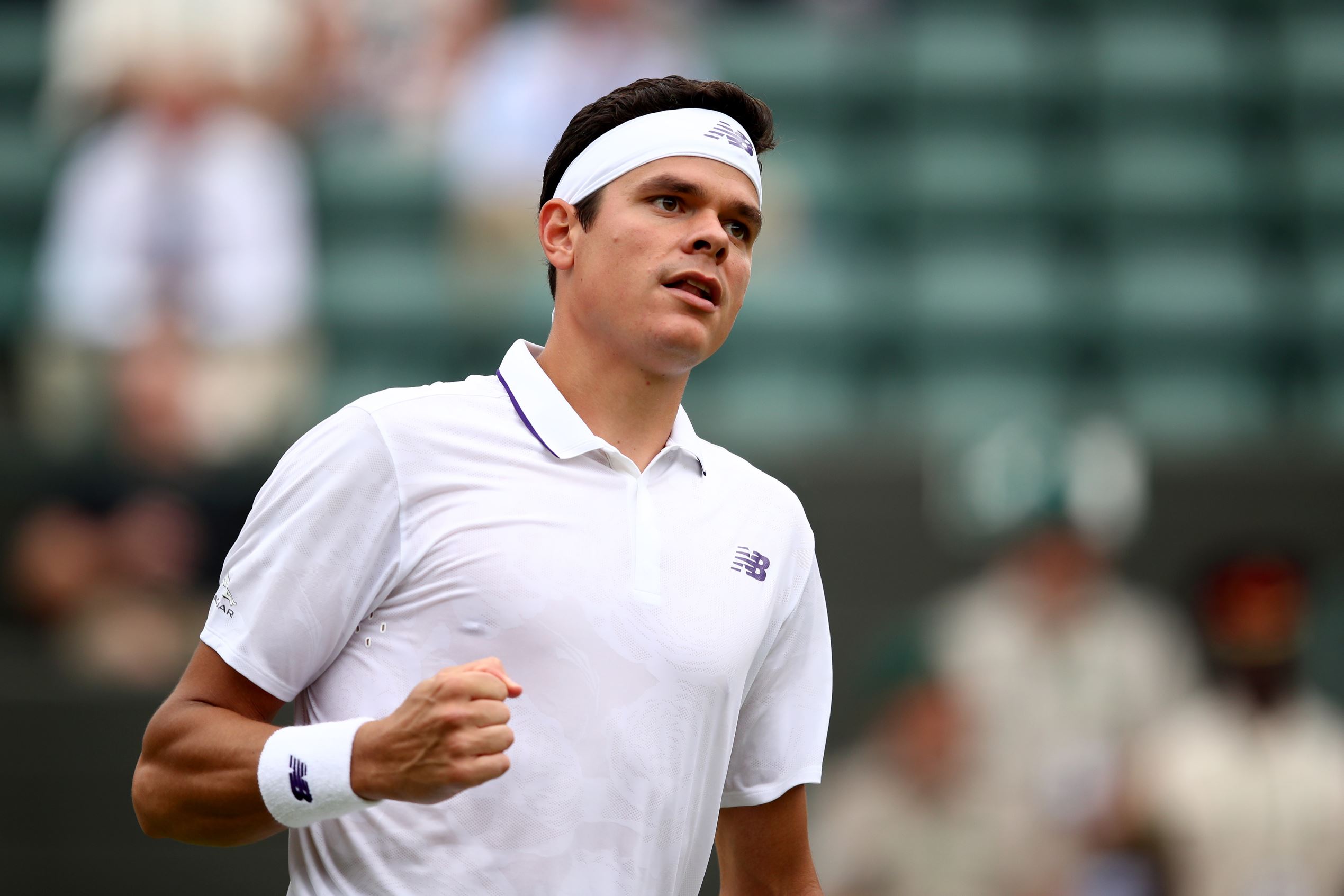 Raonic shakes some rust with