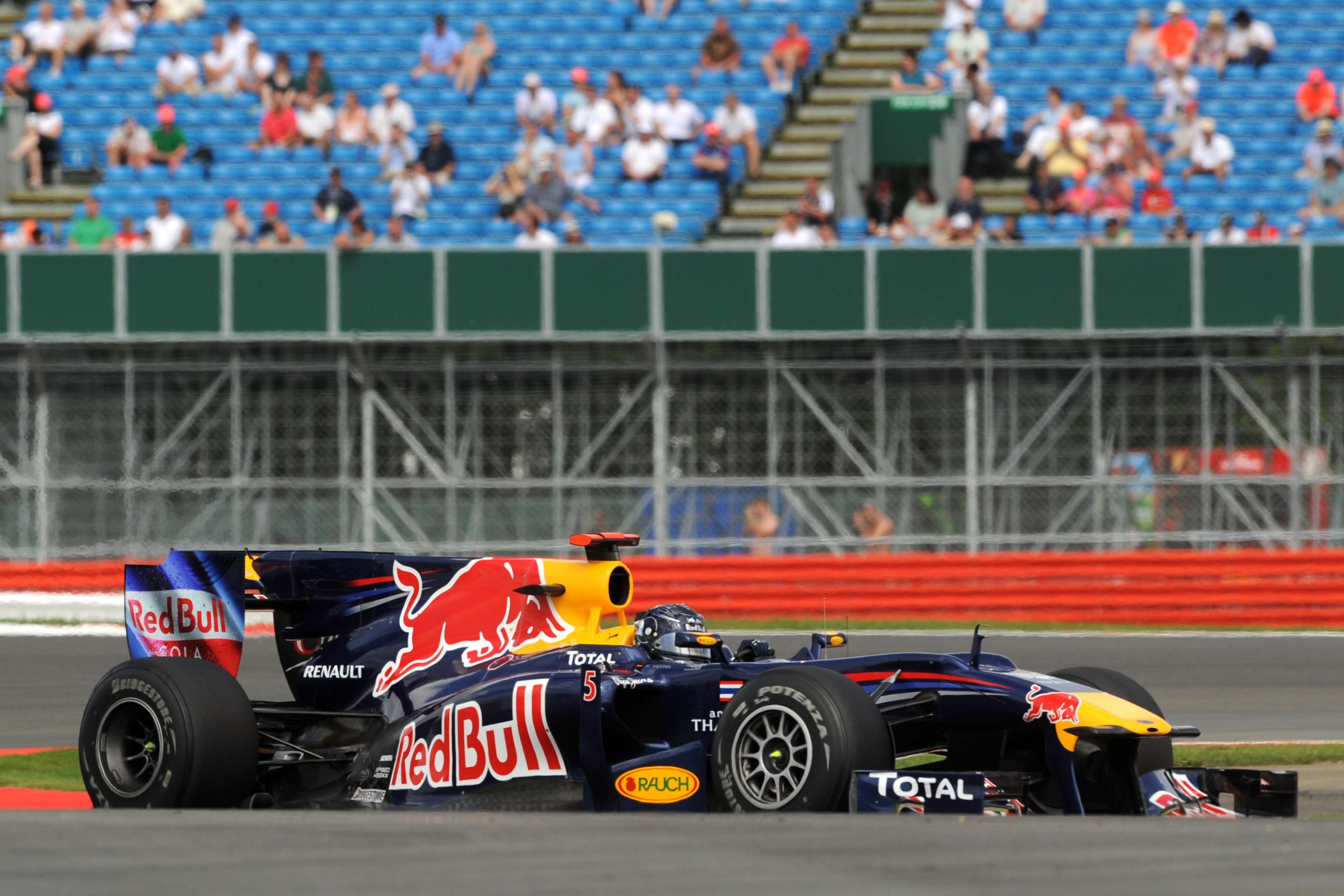 left with crash over Vettel
