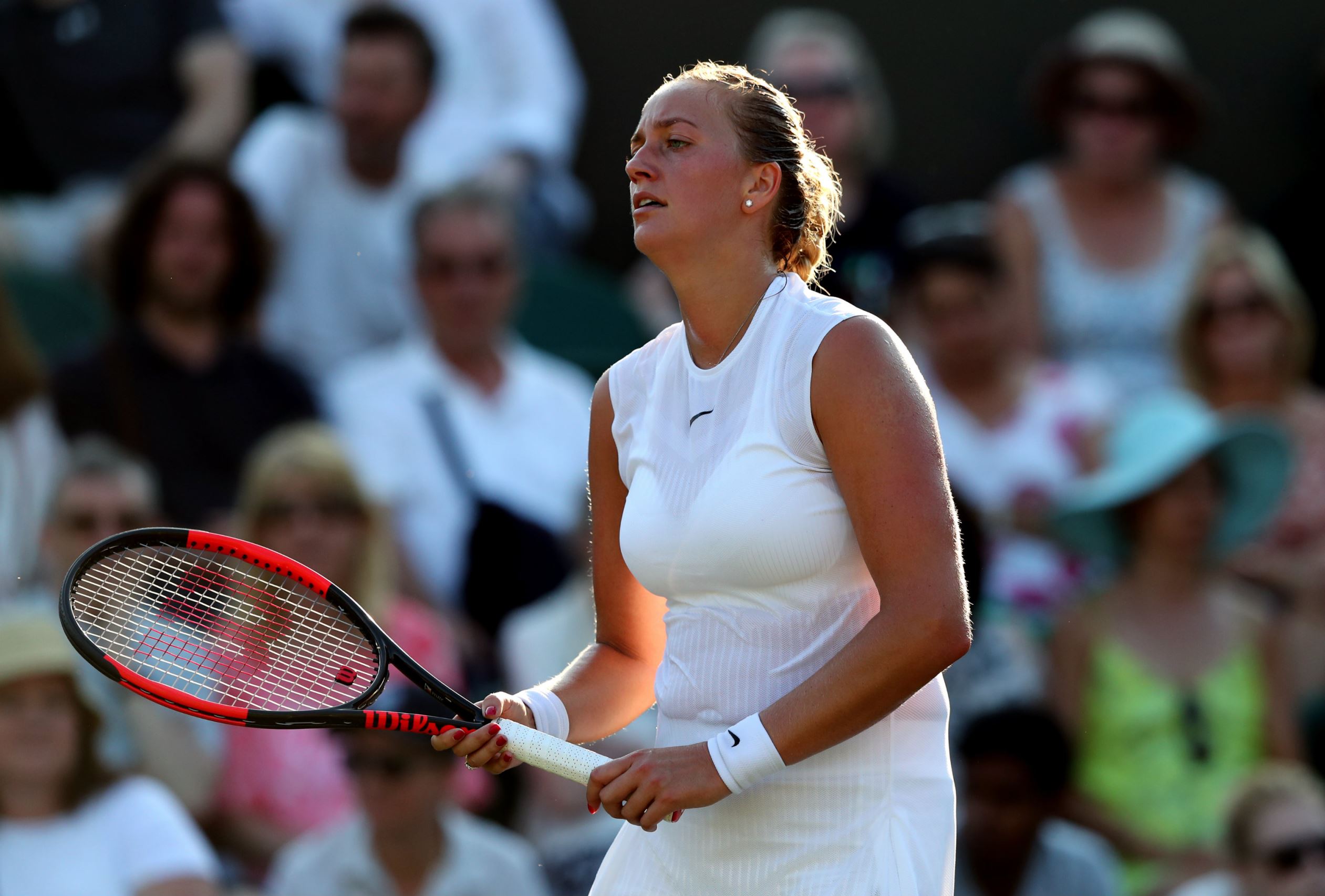 Former champion Kvitova crashes Wimbledon