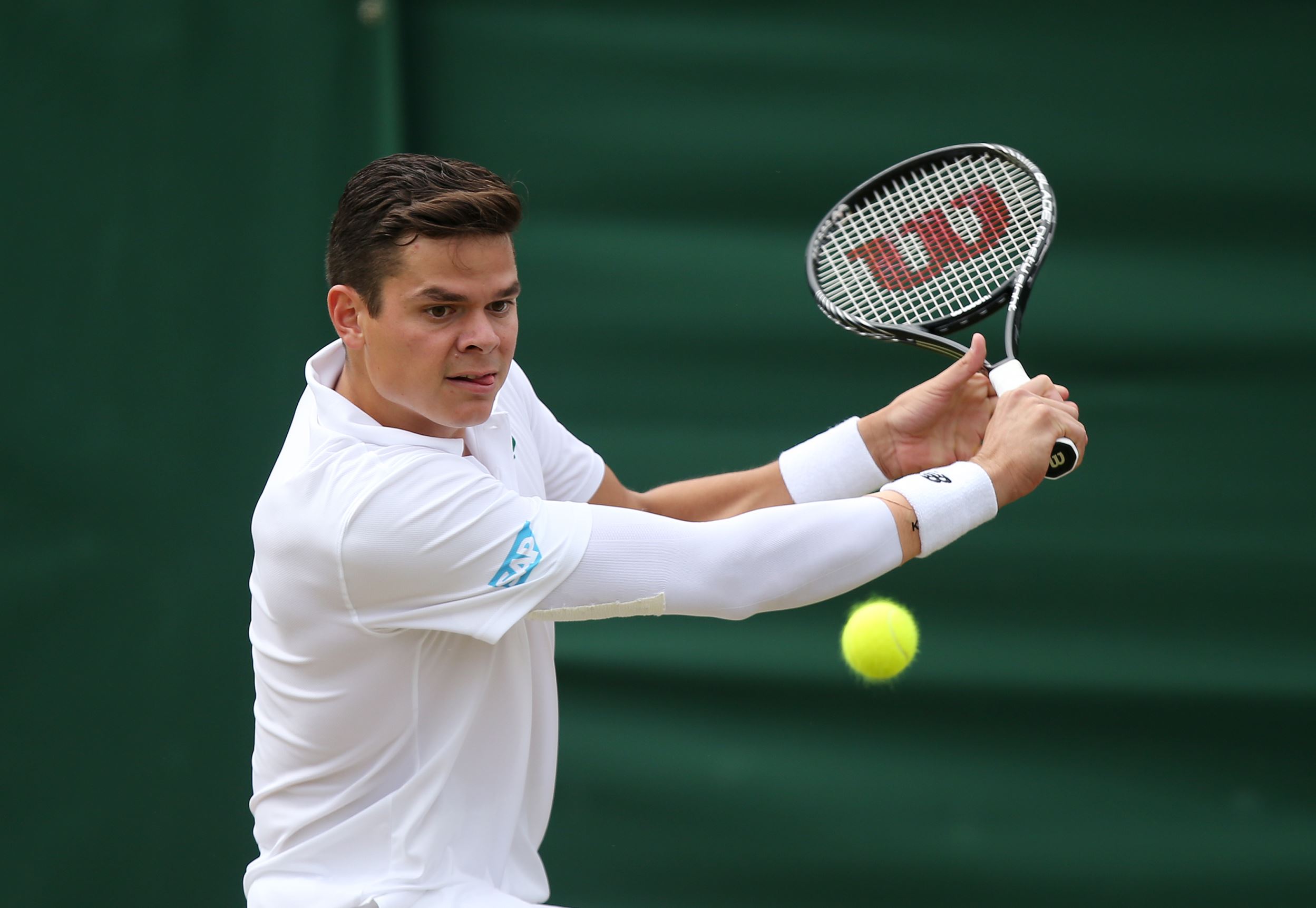 Canada's Raonic rides luck reach