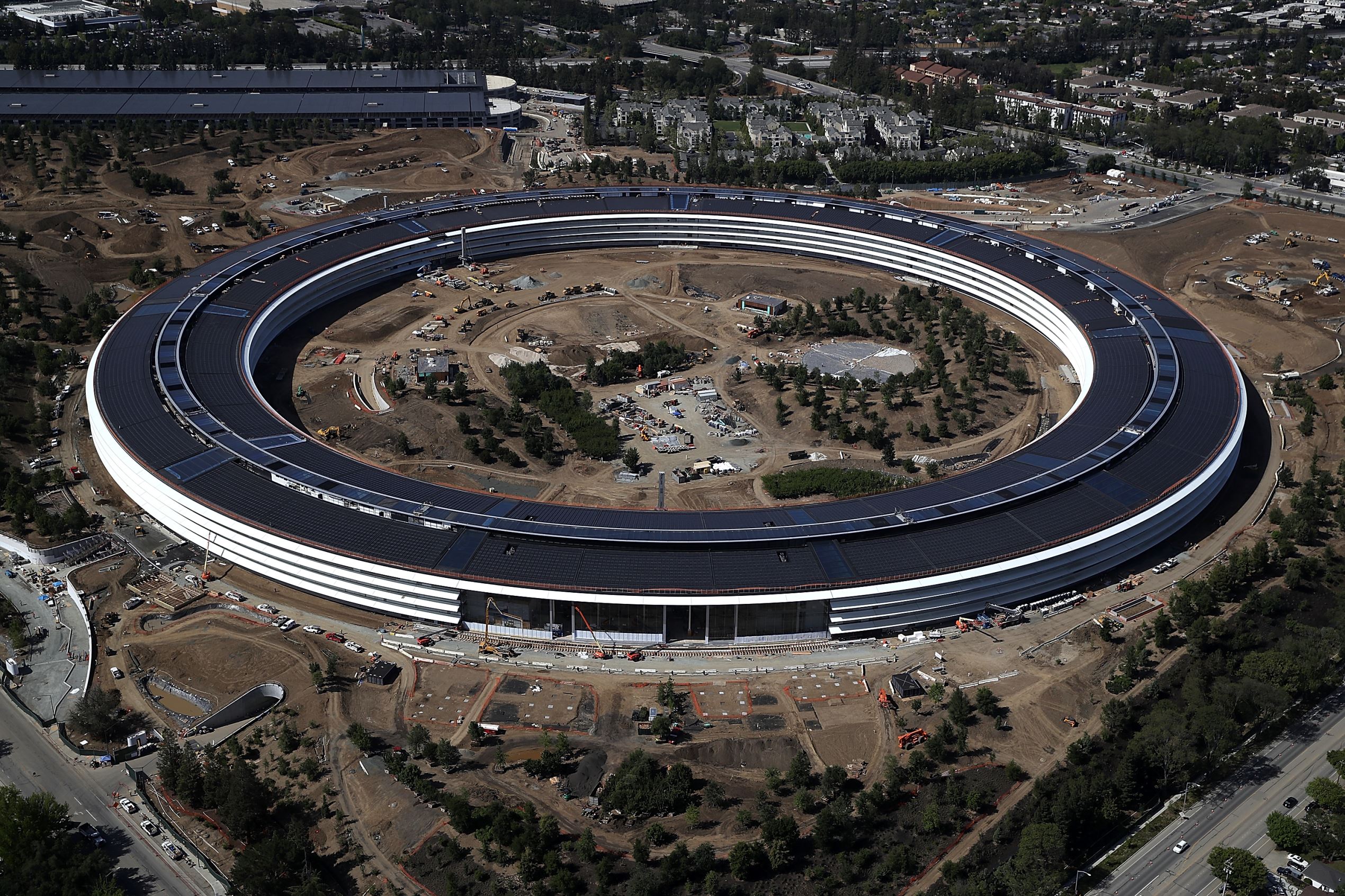 Appleâ€™s headquarters, money object