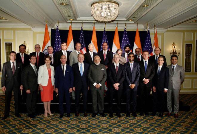 Modi meets Cook, Pichai: Here's