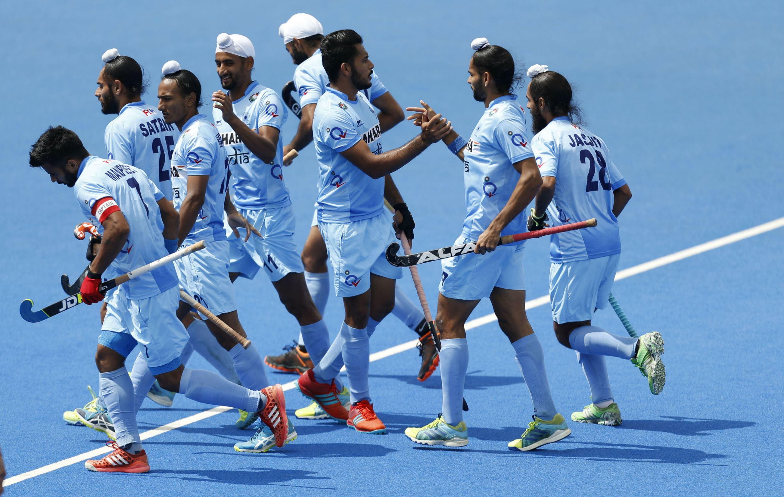 Indian hockey team twice bitten,