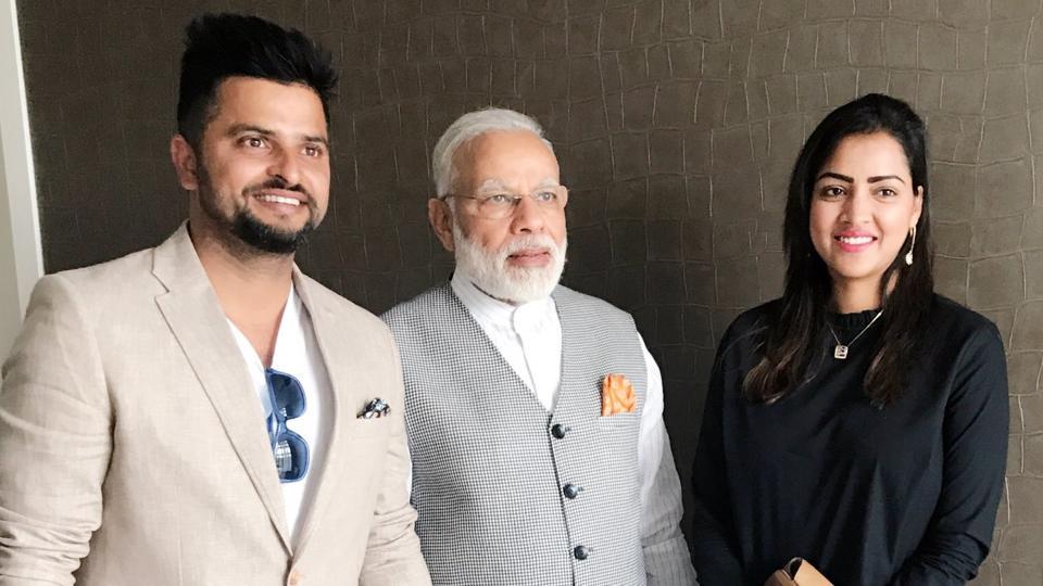 Suresh Raina meets Modi, hails