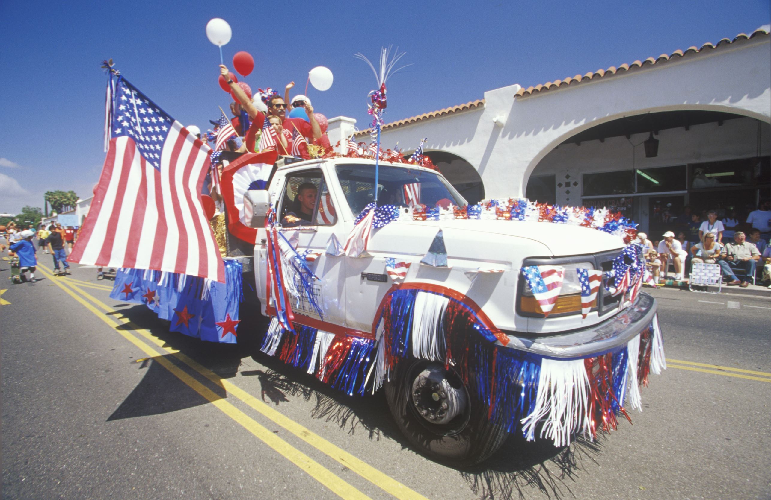 Vintage July parade