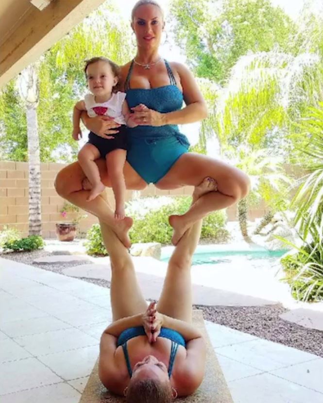 Coco Austin strikes ‘goddess pose’