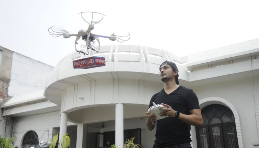 **w, drones deliver your food