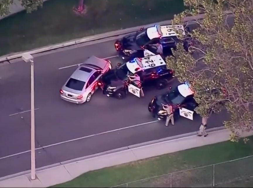 Police suspect's stop chase