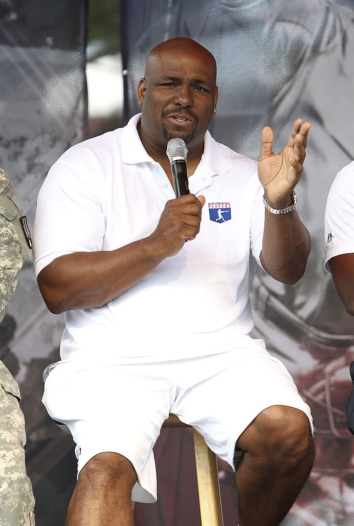 Here's retired baseball player Bonilla