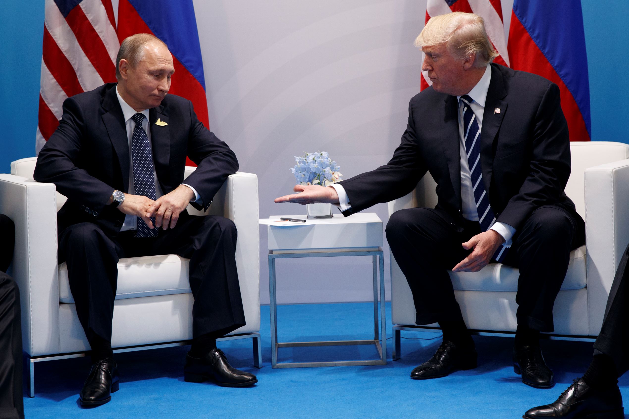 Trump: 'strongly pressed' Putin election
