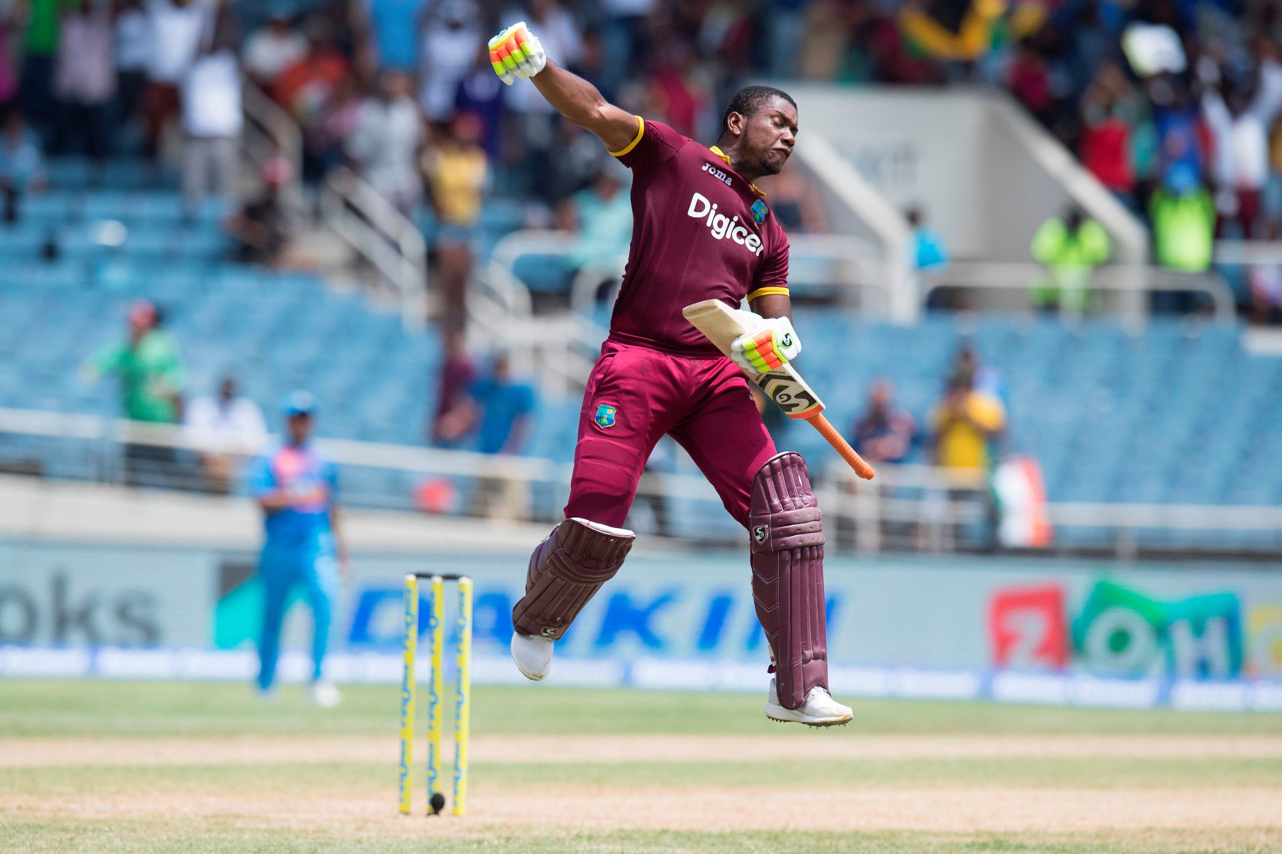West Indian batsman Evin Lewis
