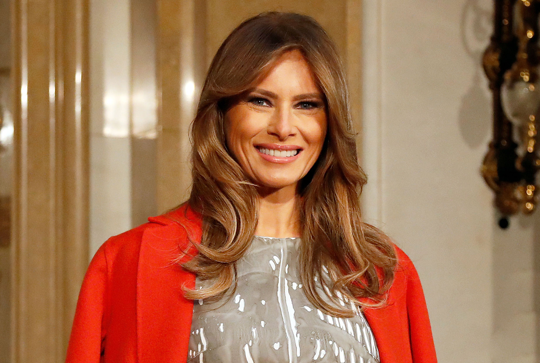 Melania nails superhero style with