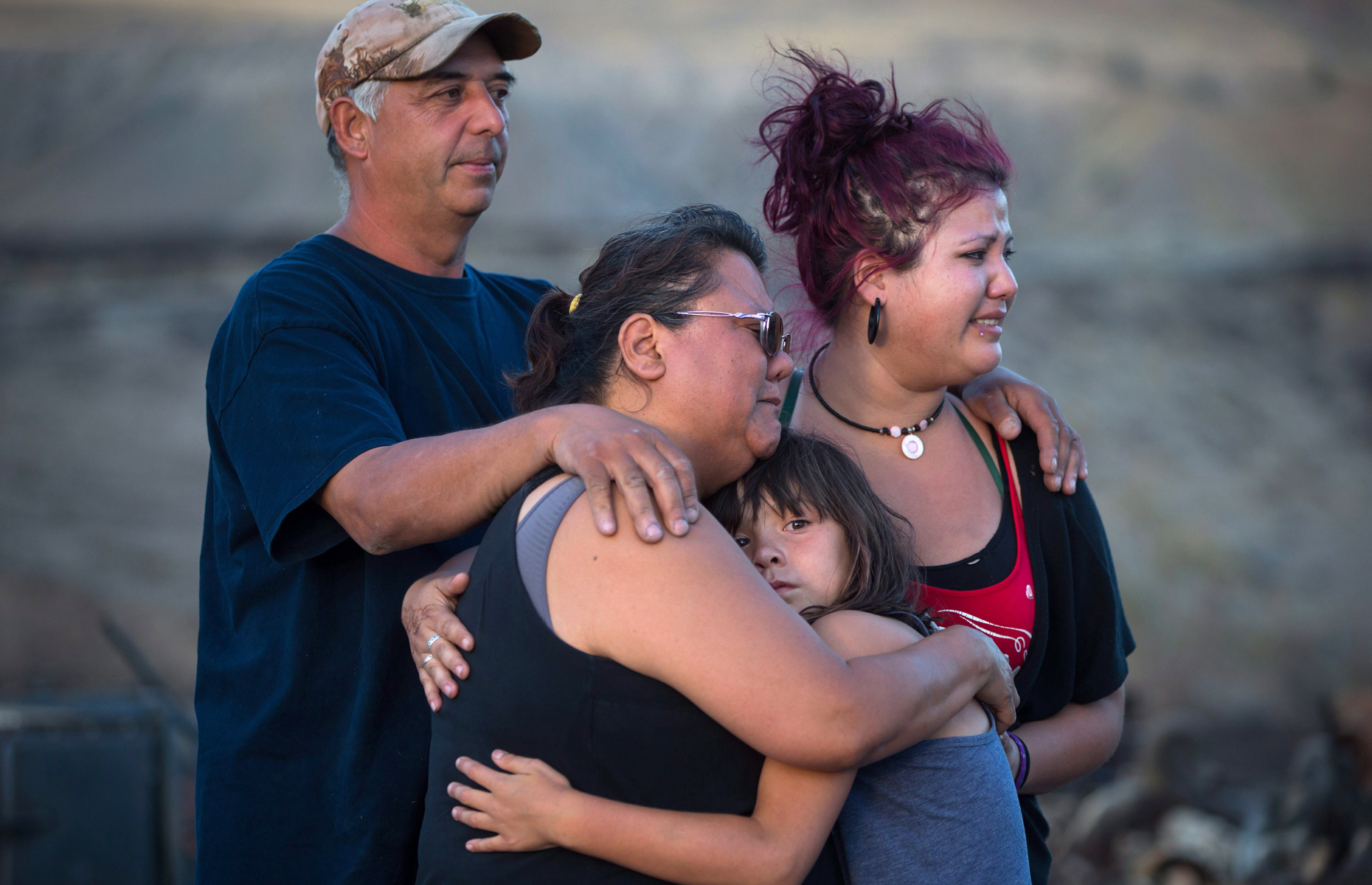 Emotional B.C. family returns home