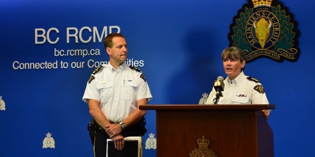 arrested looting mischief evacuated B.C.
