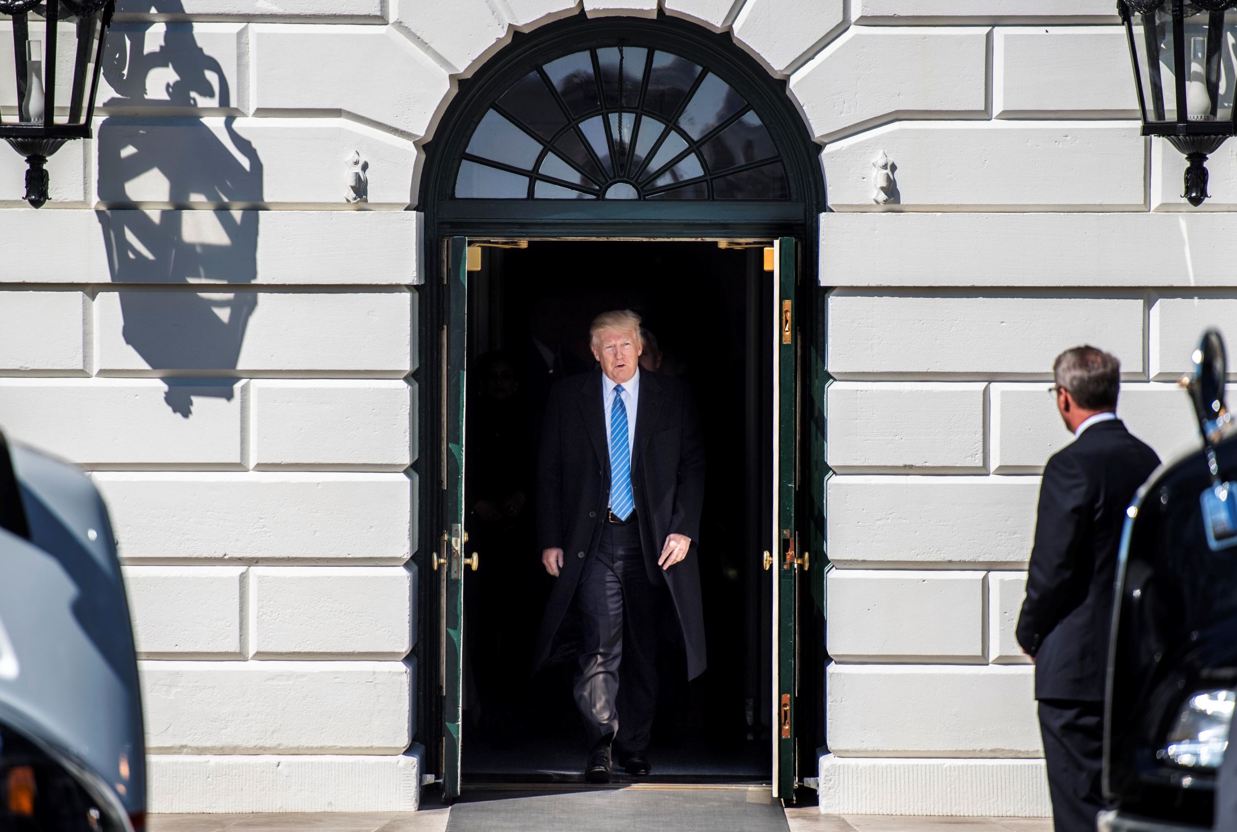 White House under siege Trump