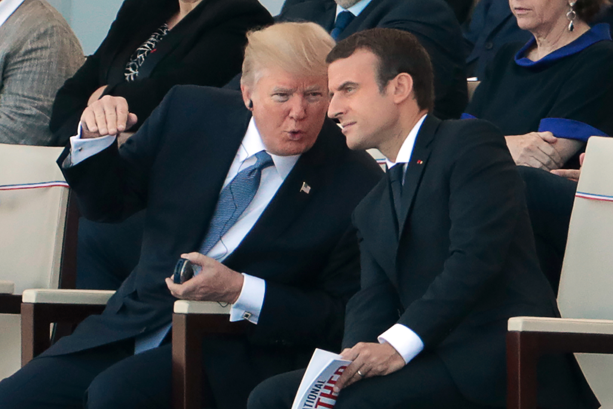 President Trump visits France