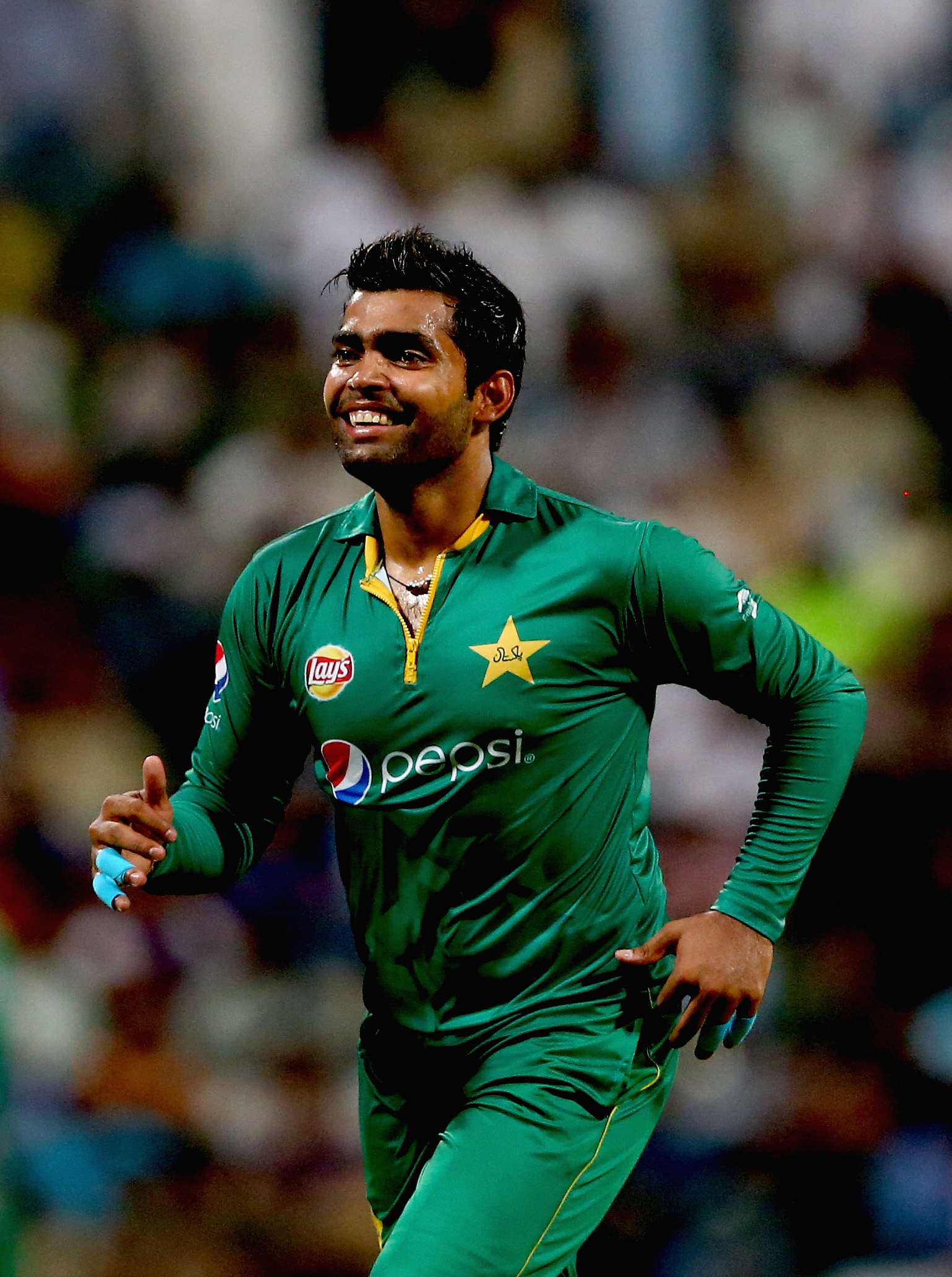 Pakistani cricketer Umar Akmal gets