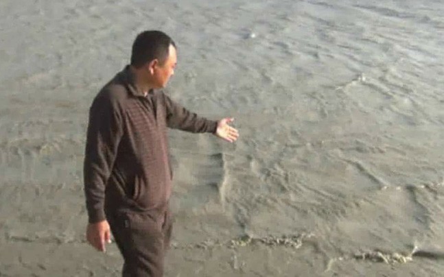 Arunachal river black China