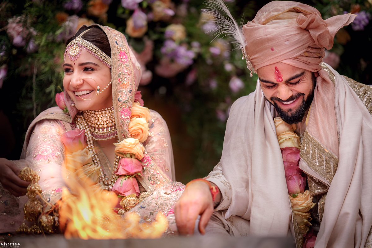 First pics Virushka wedding