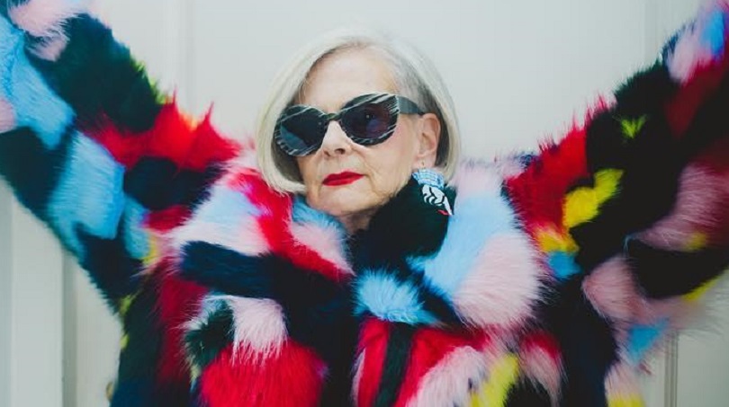 64-year-old woman becomes accidental fashion