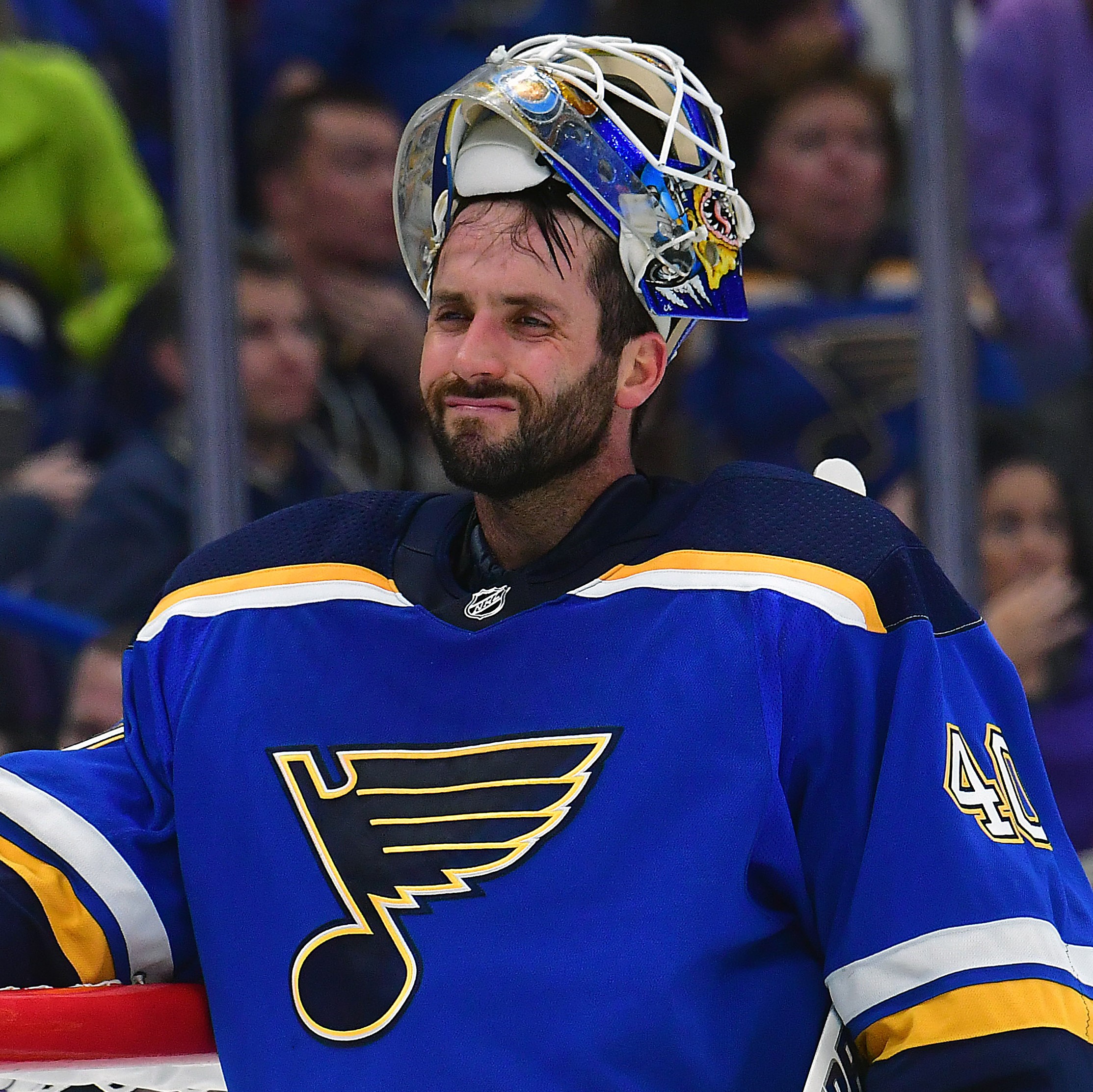 Hutton stops shots shutout, Blues