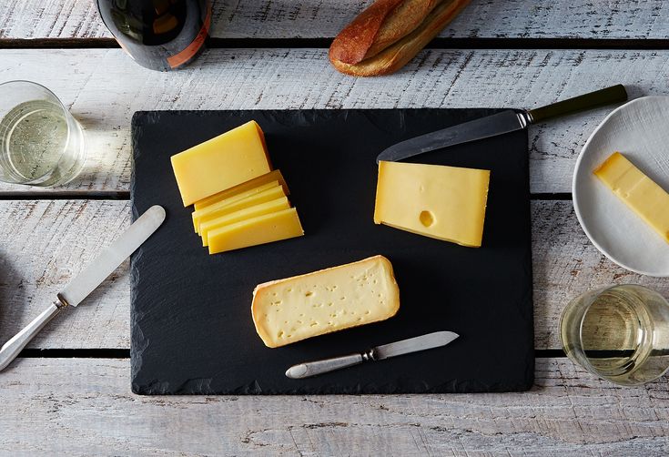 These glasses made of... cheese