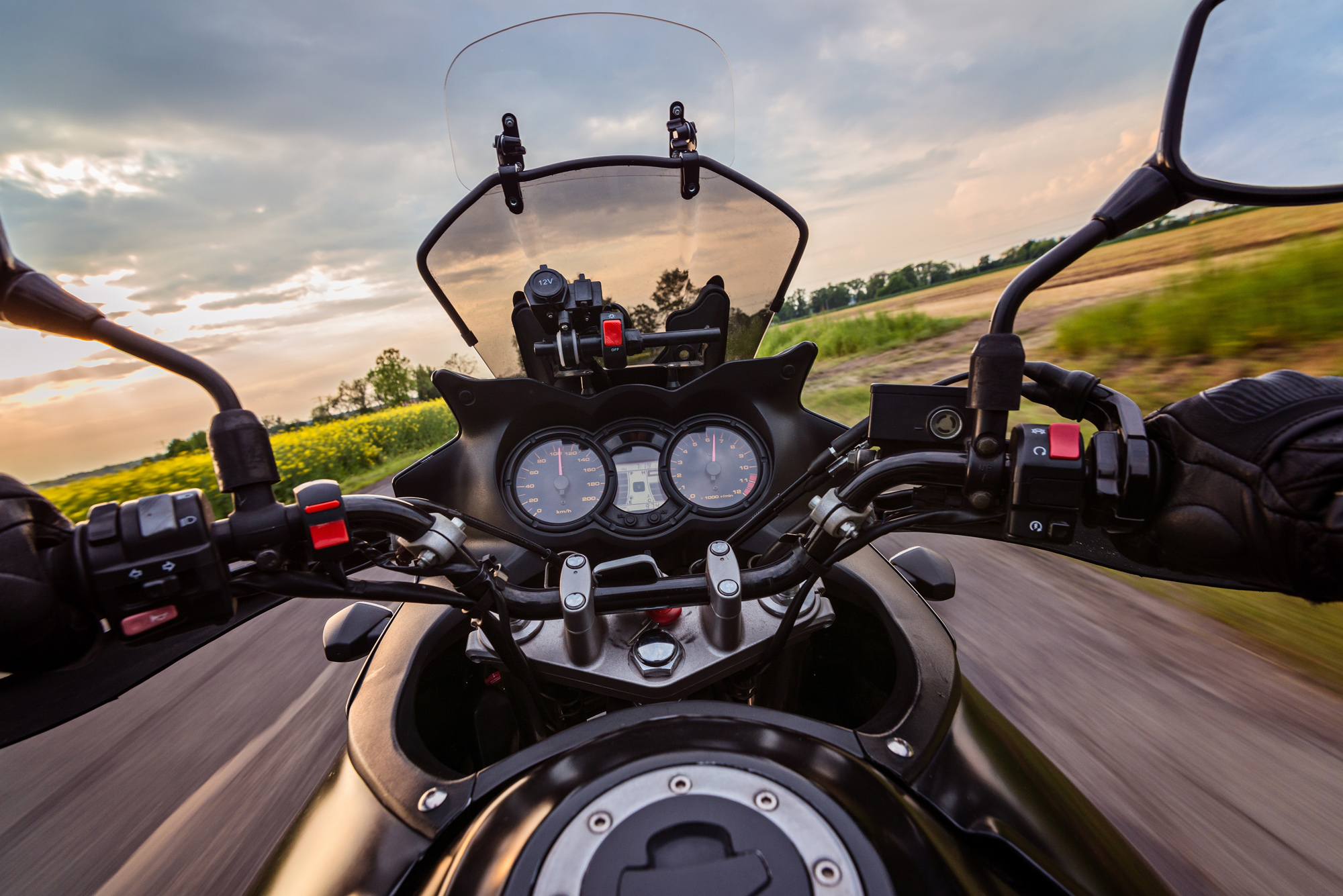 motorcycle steering changed over years?