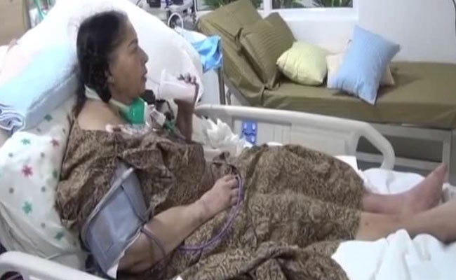 Watch: Jaya's hospital video