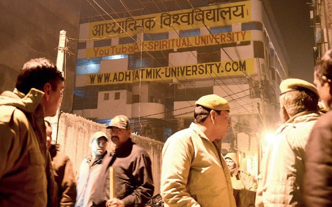 girls rescued from 'godman'