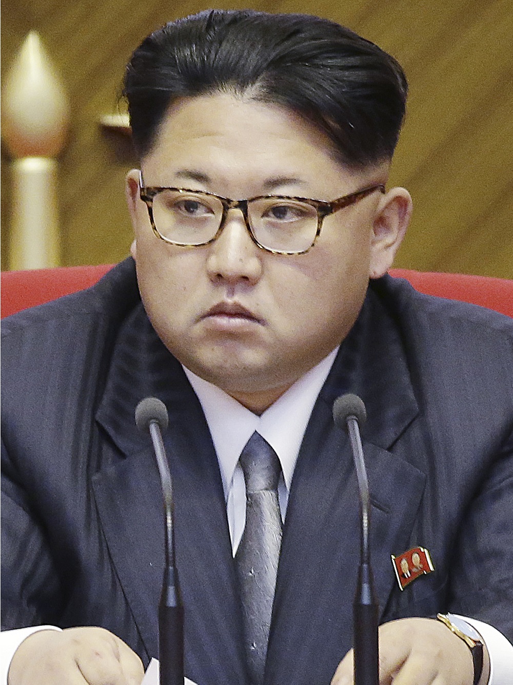'Nuclear button desk'