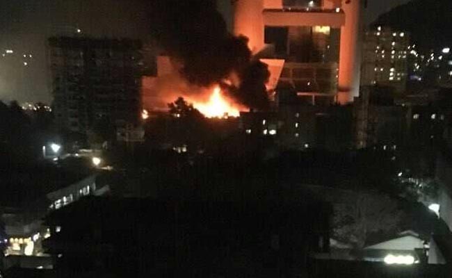 Mumbai: Fire Cinevista studio