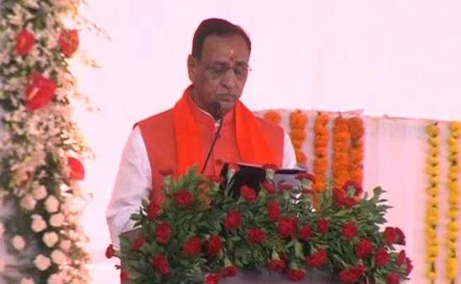 Rupani takes oath Gujarat