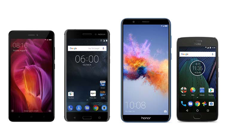 Redmi Note Nokia Moto Honor