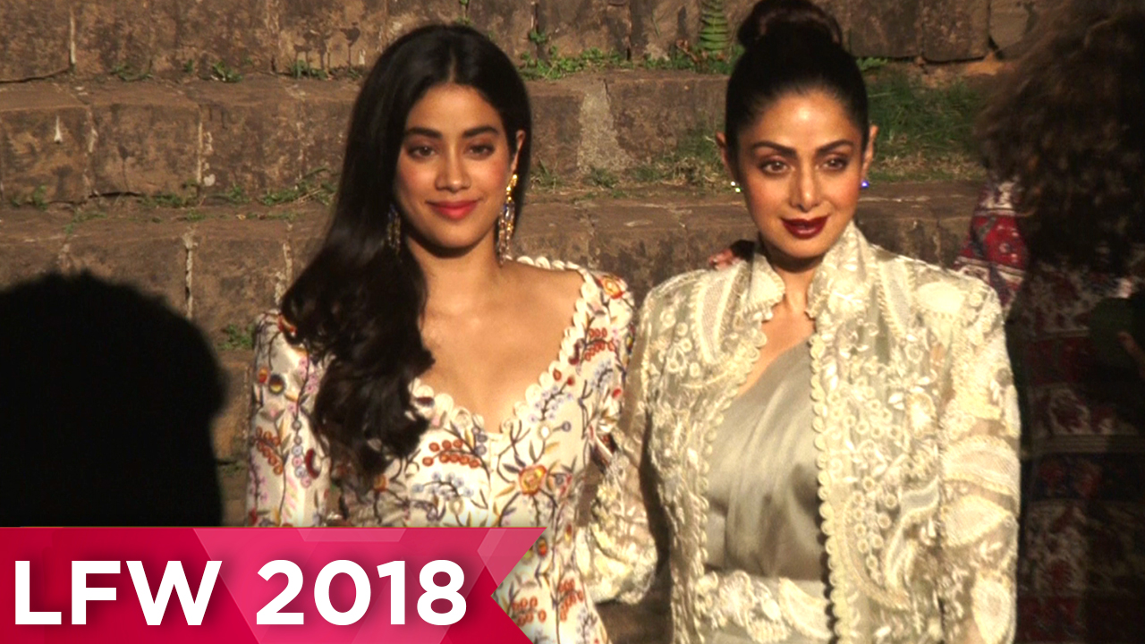Sridevi Jhanvi Kapoor Lakme Fashion
