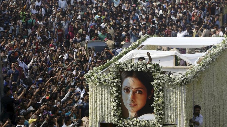 Srideviâ€™s ashes immersed Rameswaram