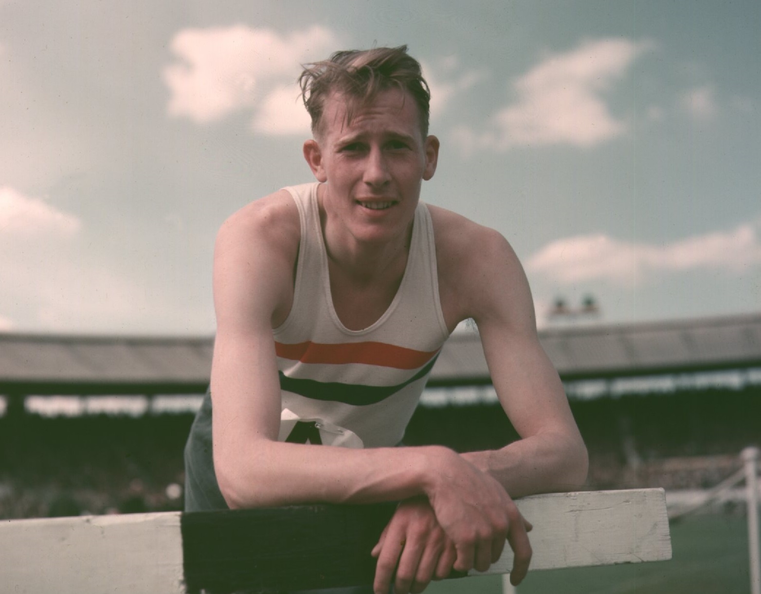 1954: A PORTRAIT OF ROGER BANNISTER OF GREAT BRITAIN. Mandatory Credit: Allsport Hulton/Archive